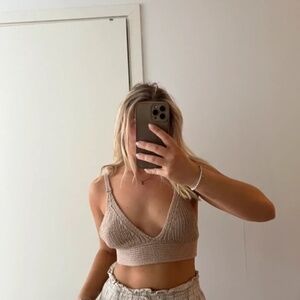 Brown amisu Tank Top